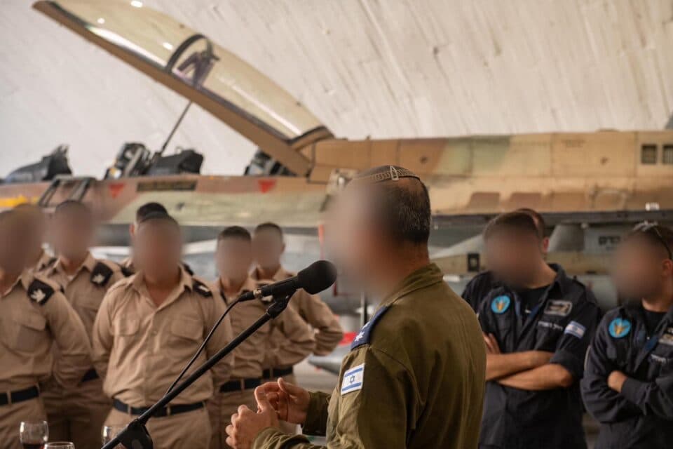 טקס הקמת הדתק החרדי השני בחיל האוויר - בסיס רמת דוד
