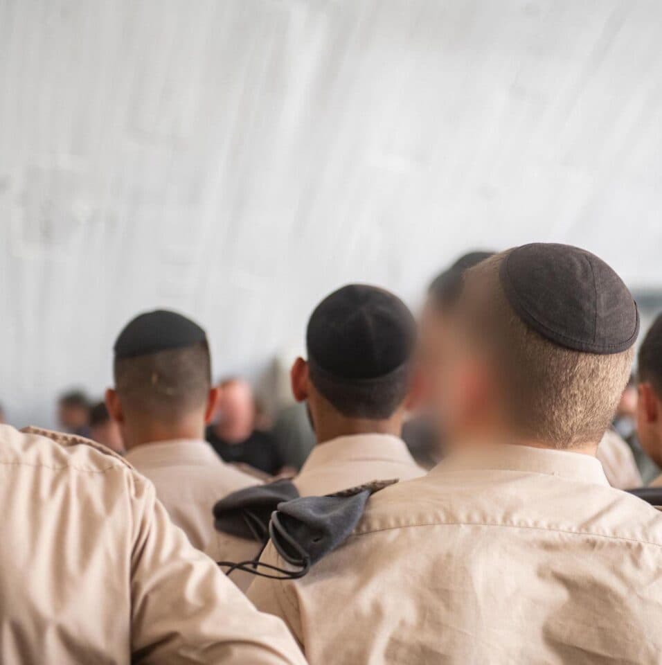 טקס הקמת הדתק החרדי השני בחיל האוויר - בסיס רמת דוד